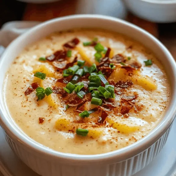 The Best Cheesy Potato Soup Recipe: Comfort in Every Spoonful