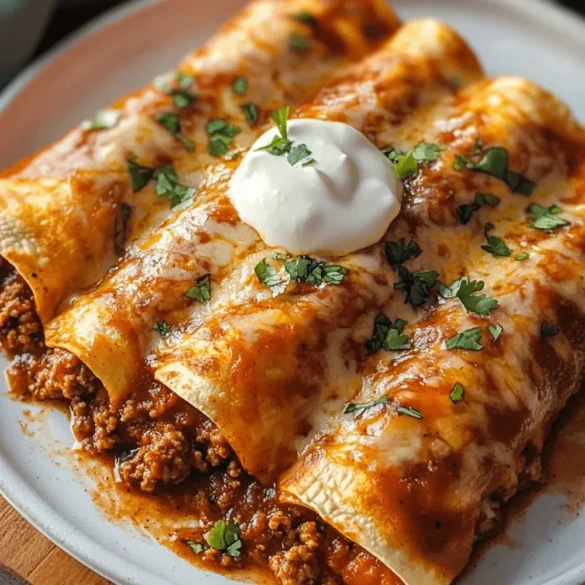 Ground Beef Enchiladas: A Flavorful Mexican Comfort Food