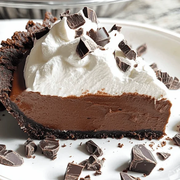 Chocolate Cream Pie: A Decadent Dessert to Satisfy Every Craving