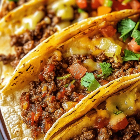 Mouthwatering Ground Beef Taco Recipe: Perfect for Taco Night Done Right