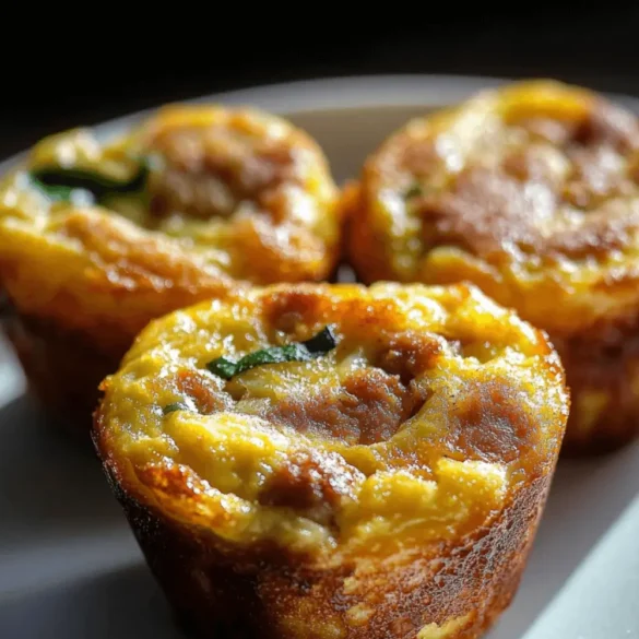 Sausage Egg Muffins: A Delicious and Easy Breakfast Option