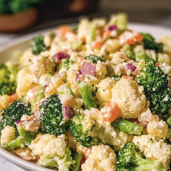 Broccoli Cauliflower Salad: The Perfect Blend of Crunch and Flavor