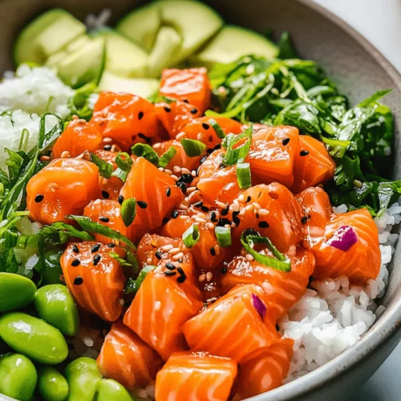 Salmon Poke Bowl: A Fresh and Flavorful Delight