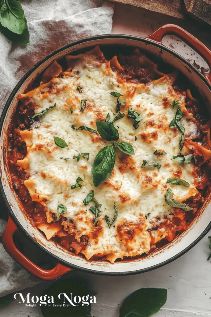 Quick and Cheesy One-Pot Lasagna for Effortless Dinners