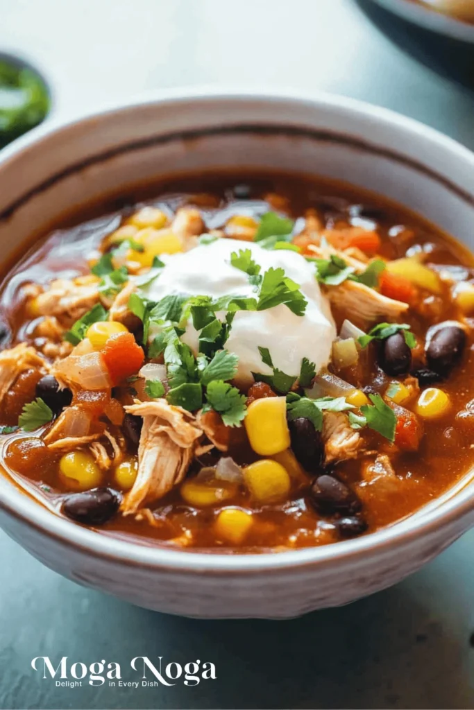 Unforgettable Chicken Taco Soup – Big Bold Flavors In One Pot!