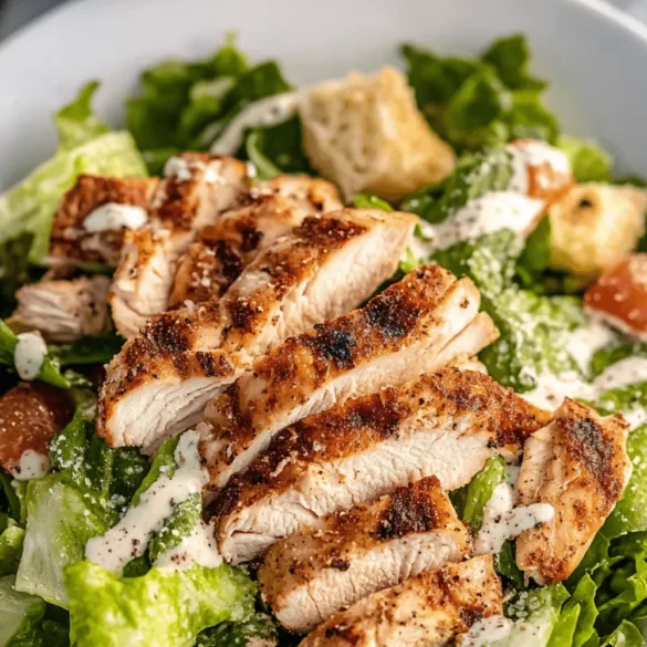 The Ultimate Guide to Perfecting Your Chicken Caesar Salad