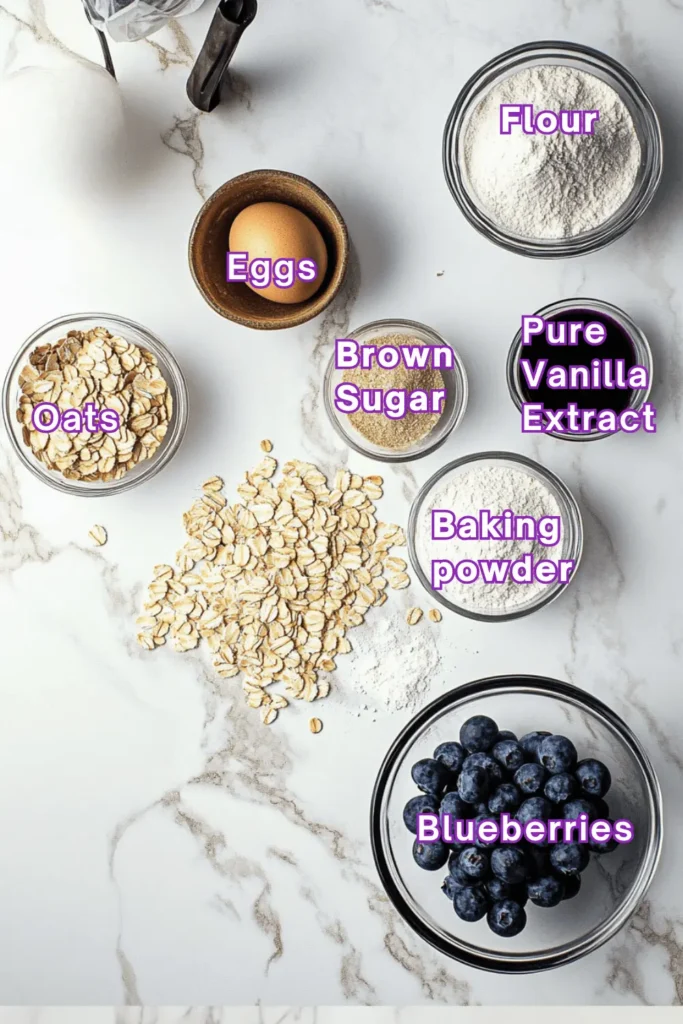 Blueberry Muffins with Oats: A Perfect Blend of Comfort and Health-Ingredients