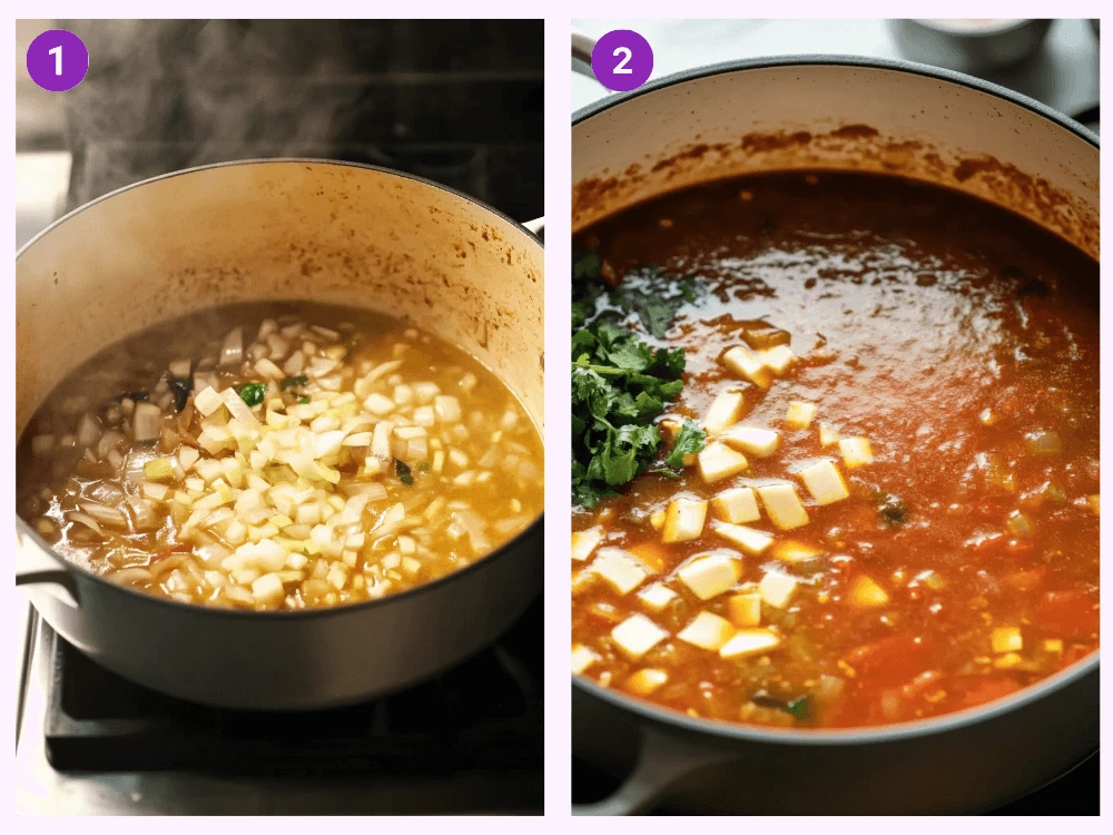 Unforgettable Chicken Taco Soup – Big Bold Flavors In One Pot!-Instructions