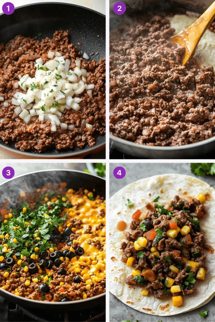 Ground Beef Enchiladas: A Flavorful Mexican Comfort Food-Steps_To_Prepare