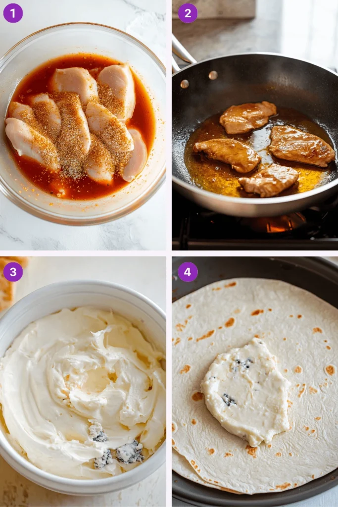 Buffalo chicken wrap: A spicy, flavorful delight-How_To_Make