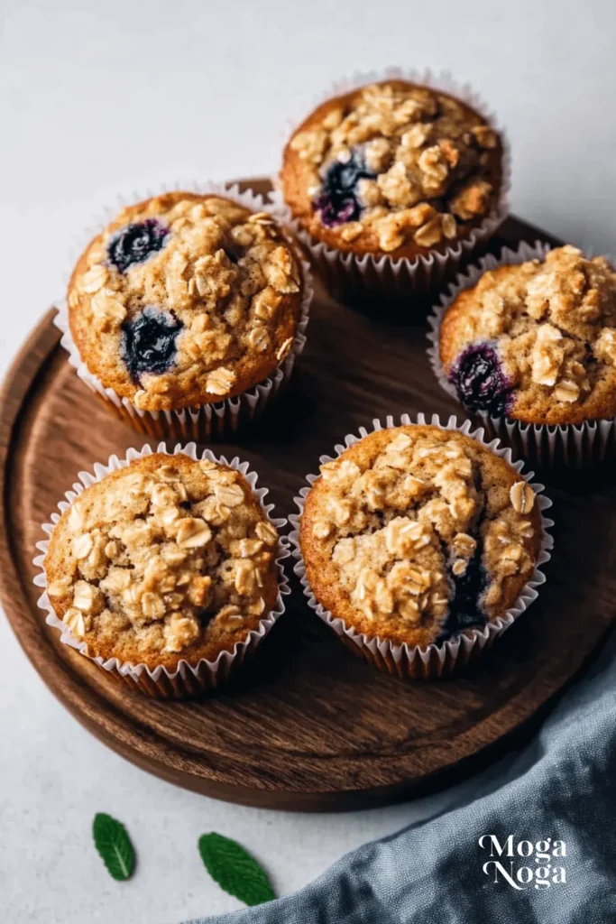 Blueberry Muffins with Oats: A Perfect Blend of Comfort and Health-1