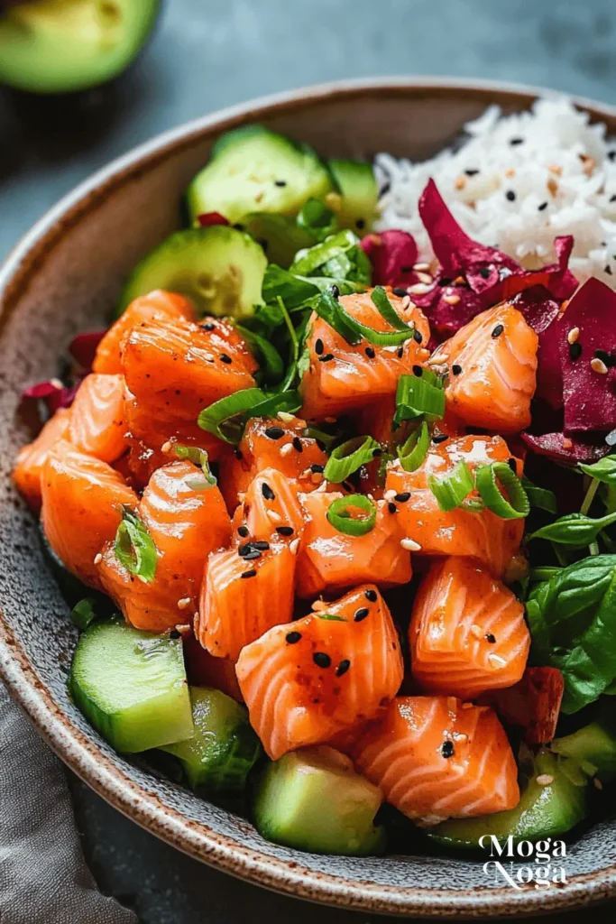 Salmon Poke Bowl: A Fresh and Flavorful Delight-1