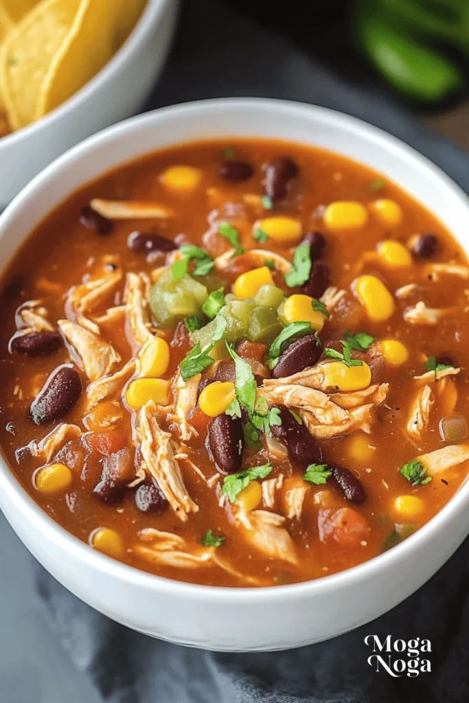 Unforgettable Chicken Taco Soup – Big Bold Flavors In One Pot!-1