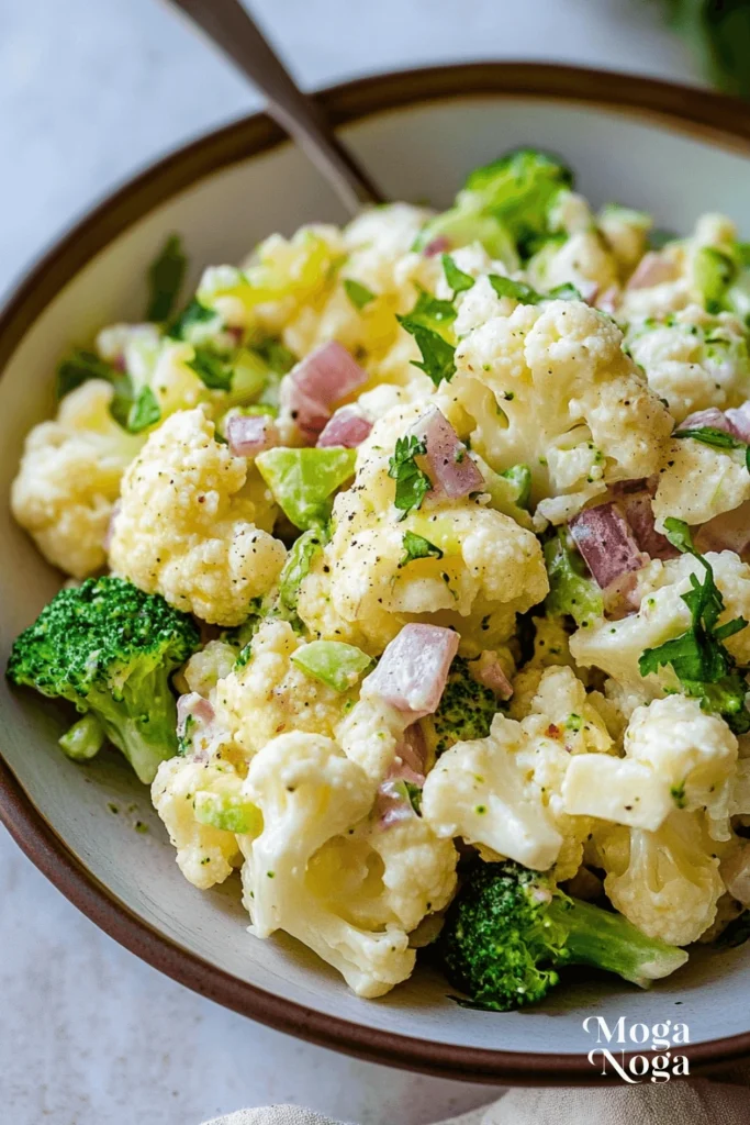 Broccoli Cauliflower Salad: The Perfect Blend of Crunch and Flavor-2