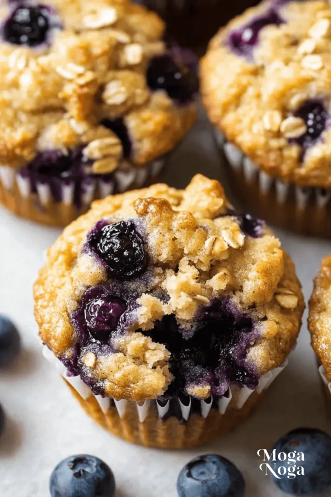 Blueberry Muffins with Oats: A Perfect Blend of Comfort and Health-2