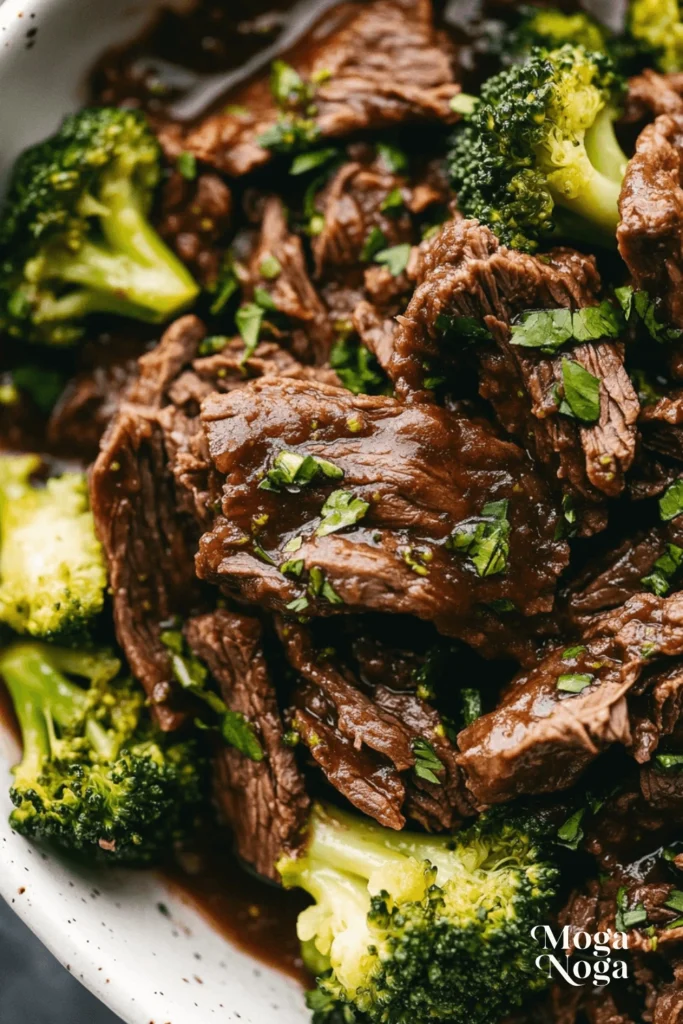 Easy Crockpot Beef and Broccoli Recipe: Better Than Takeout!-2