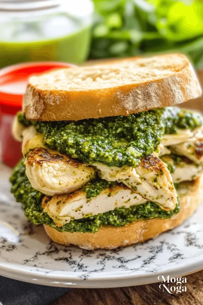 Gourmet Chicken Pesto Sandwich Made Easy: A Recipe to Remember-2