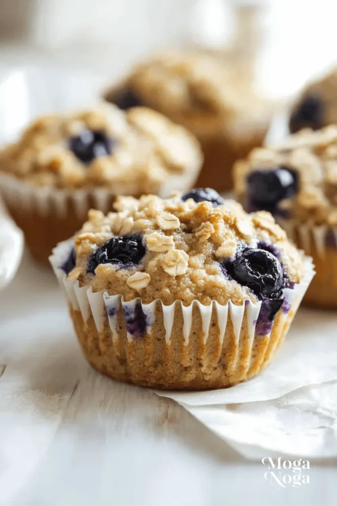 Blueberry Muffins with Oats: A Perfect Blend of Comfort and Health-3