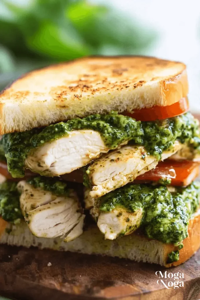 Gourmet Chicken Pesto Sandwich Made Easy: A Recipe to Remember-3