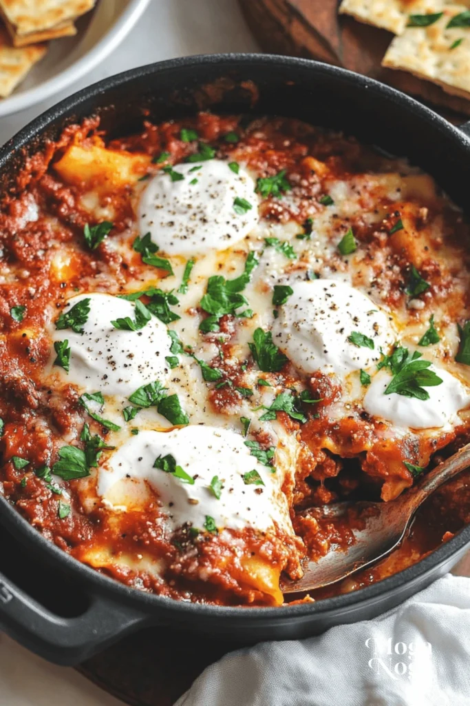 Quick and Cheesy One-Pot Lasagna for Effortless Dinners-2