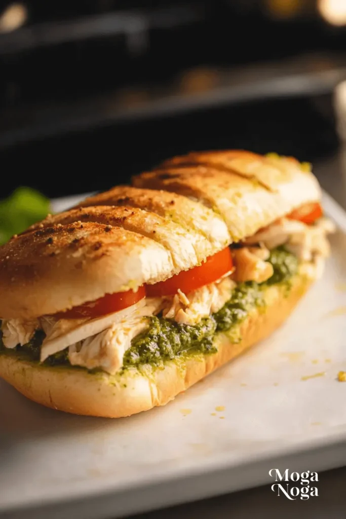 Gourmet Chicken Pesto Sandwich Made Easy: A Recipe to Remember-4