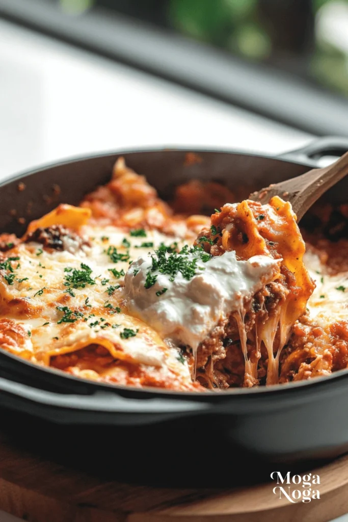 Quick and Cheesy One-Pot Lasagna for Effortless Dinners-3