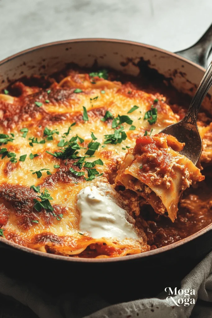 Quick and Cheesy One Pot Lasagna for Effortless Dinners-5