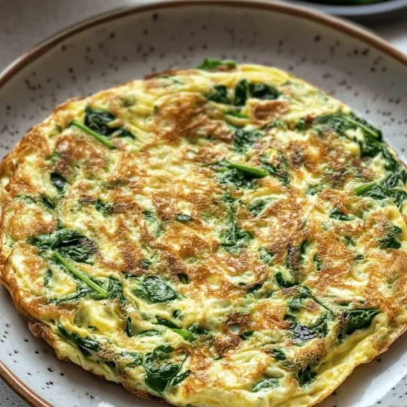 spinach omelet recipe