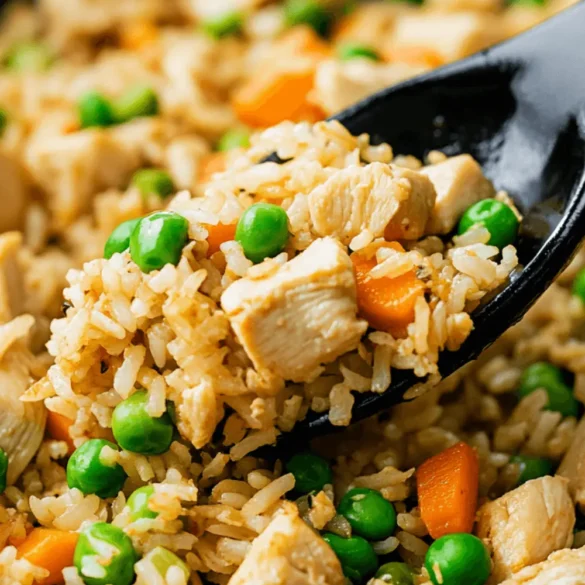 vegetarian chicken fried Rice