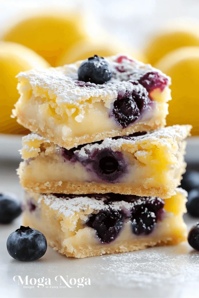 lemon blueberry bars