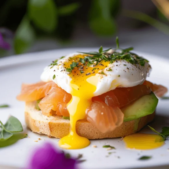 smoked salmon eggs benedict