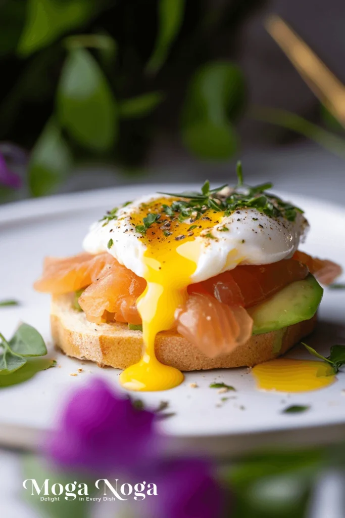 smoked salmon eggs benedict