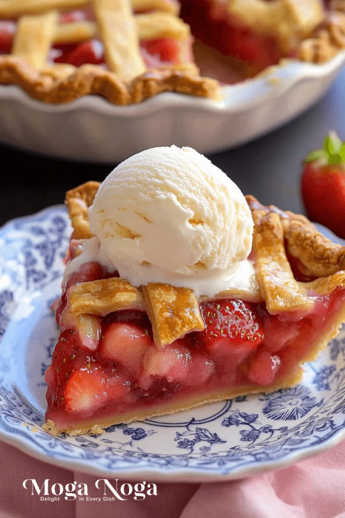 strawberry rhubarb pie