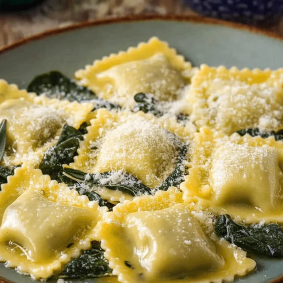 spinach and cheese ravioli