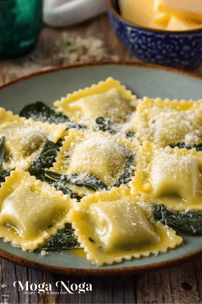 spinach and cheese ravioli