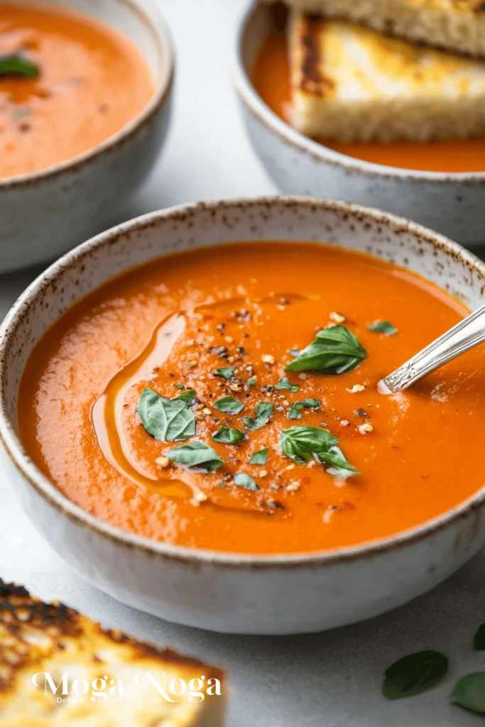 tomato soup and grilled cheese