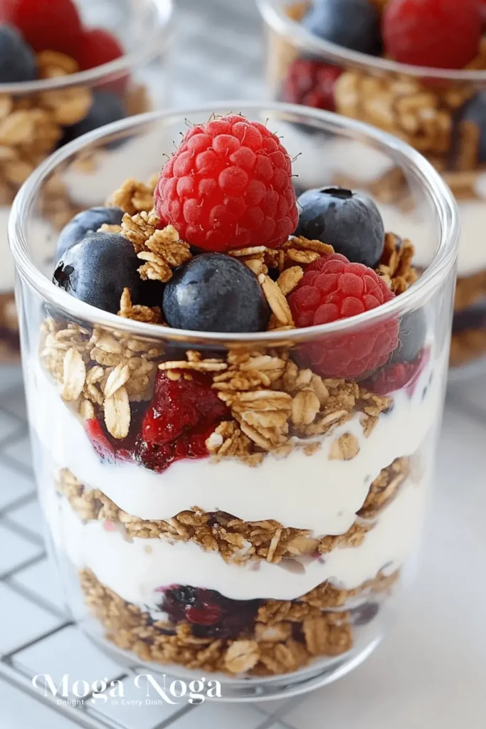 Greek yogurt parfait