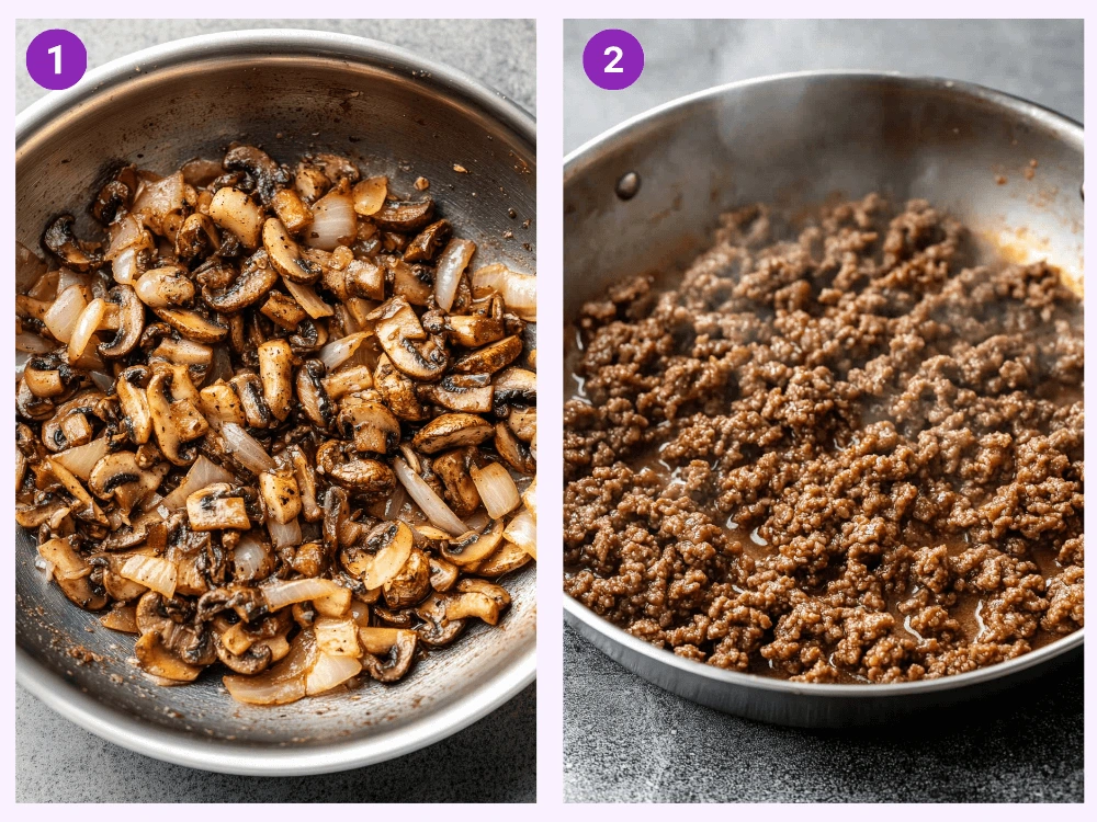 ground beef stroganoff-Instructions