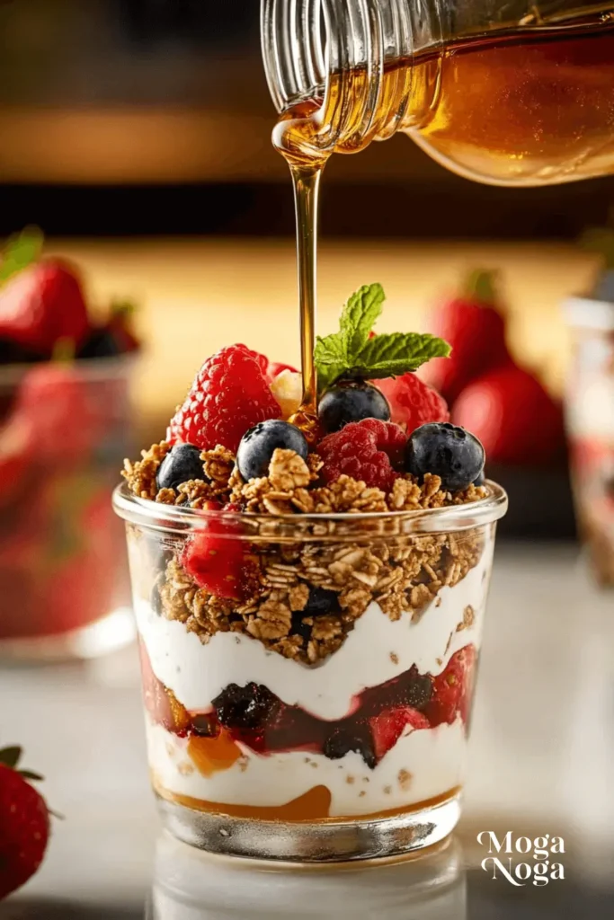 Greek yogurt parfait-2