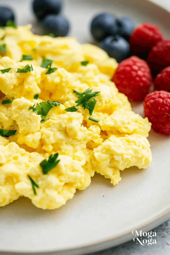 scrambled eggs with cottage cheese-1