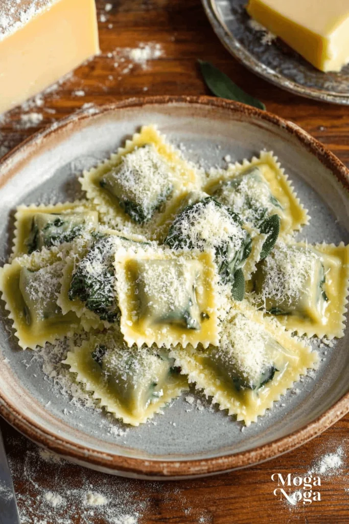 spinach and cheese ravioli-2