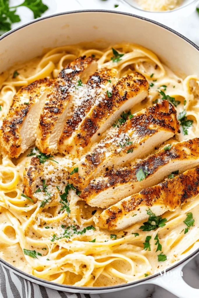 chicken fettuccine alfredo-2