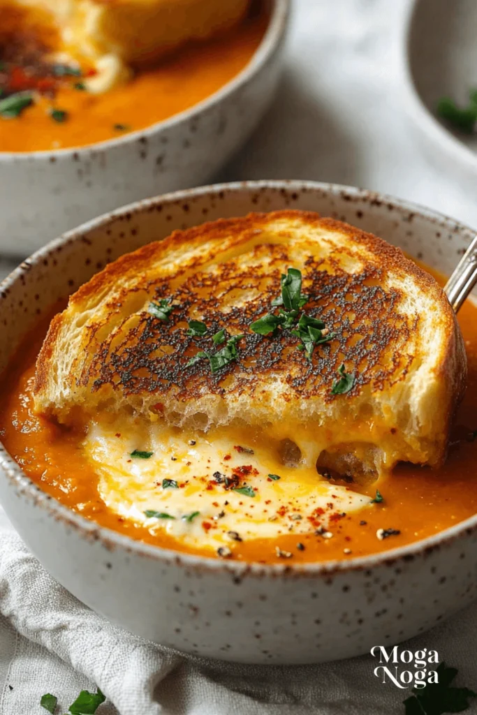 tomato soup and grilled cheese-1