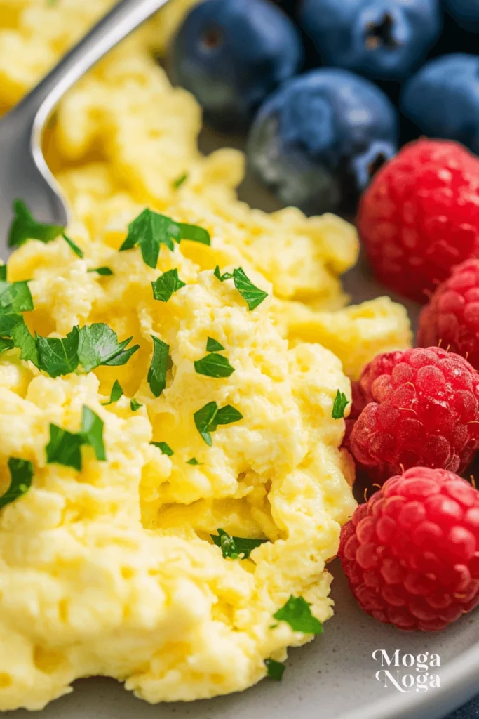 scrambled eggs with cottage cheese-2