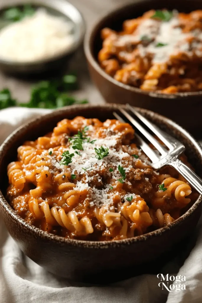 one-pot beef and pasta meal-3