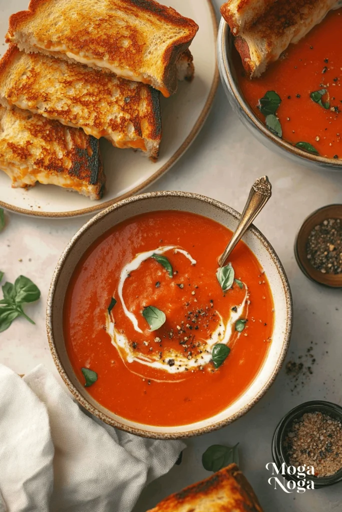 tomato soup and grilled cheese-2