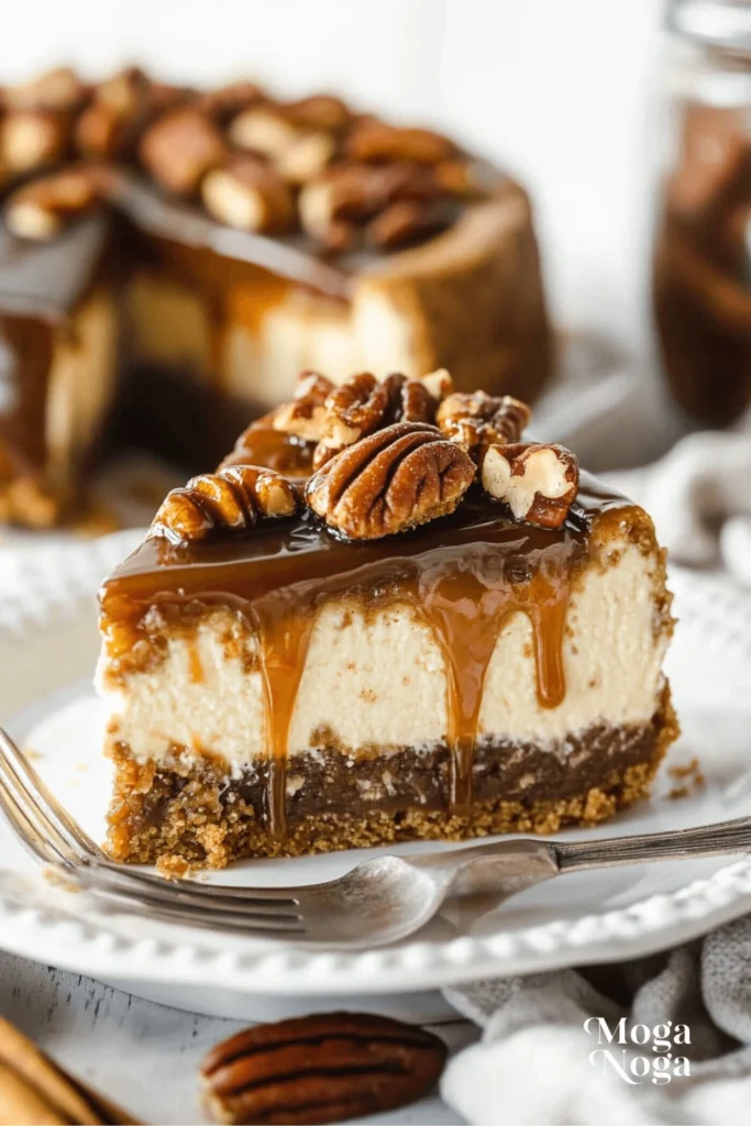 Pecan Pie Cheesecake-4