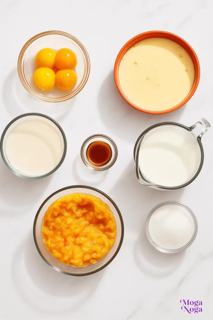 Peach Ice Cream-Ingredients
