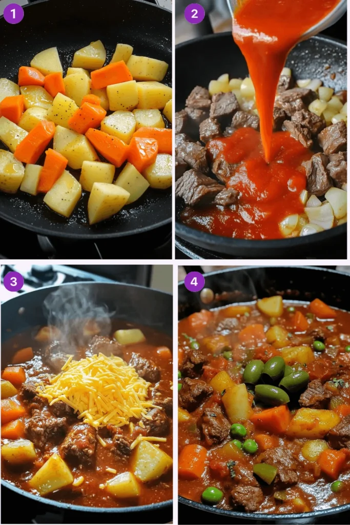 beef caldereta recipe-Instructions