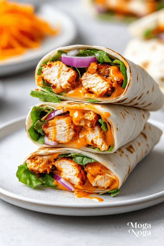 buffalo chicken wraps-2
